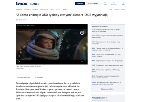 “Z konta zniknęło 350 tysięcy złotych”. Resort i ZUS wyjaśniają
