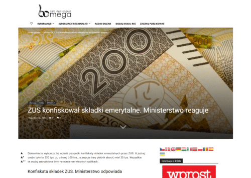 ZUS konfiskował składki emerytalne. Ministerstwo reaguje